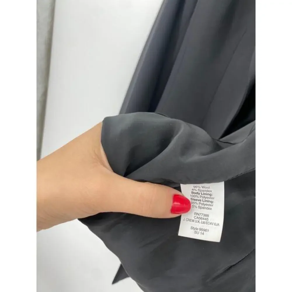 J. Crew‎ black 1031 Bi-stretch blazer
